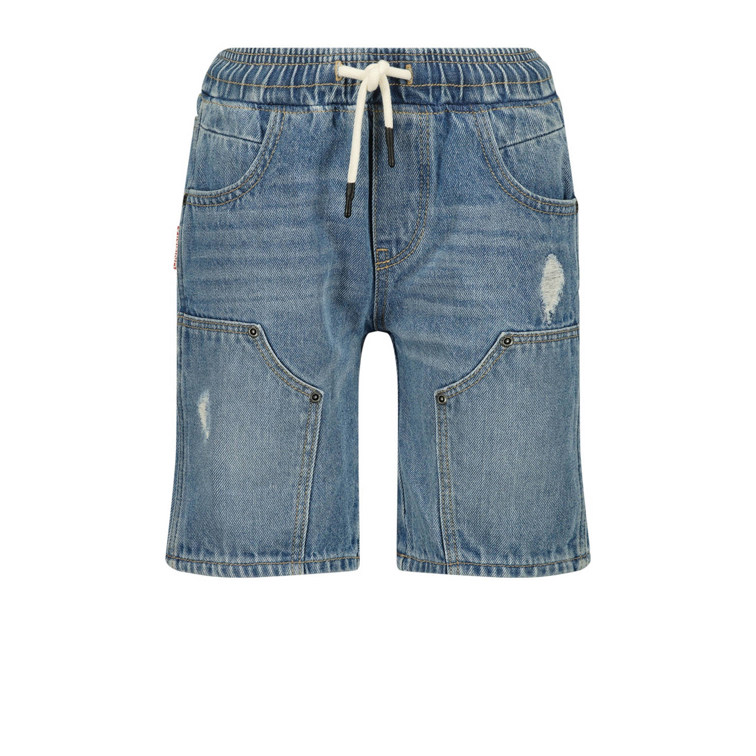 VINGINO denim short Cabrini light vintage Korte broek Blauw Effen 128