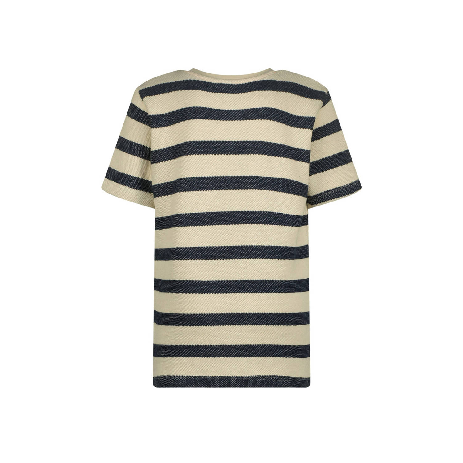 Vingino gestreept T-shirt Hone donkerblauw ecru