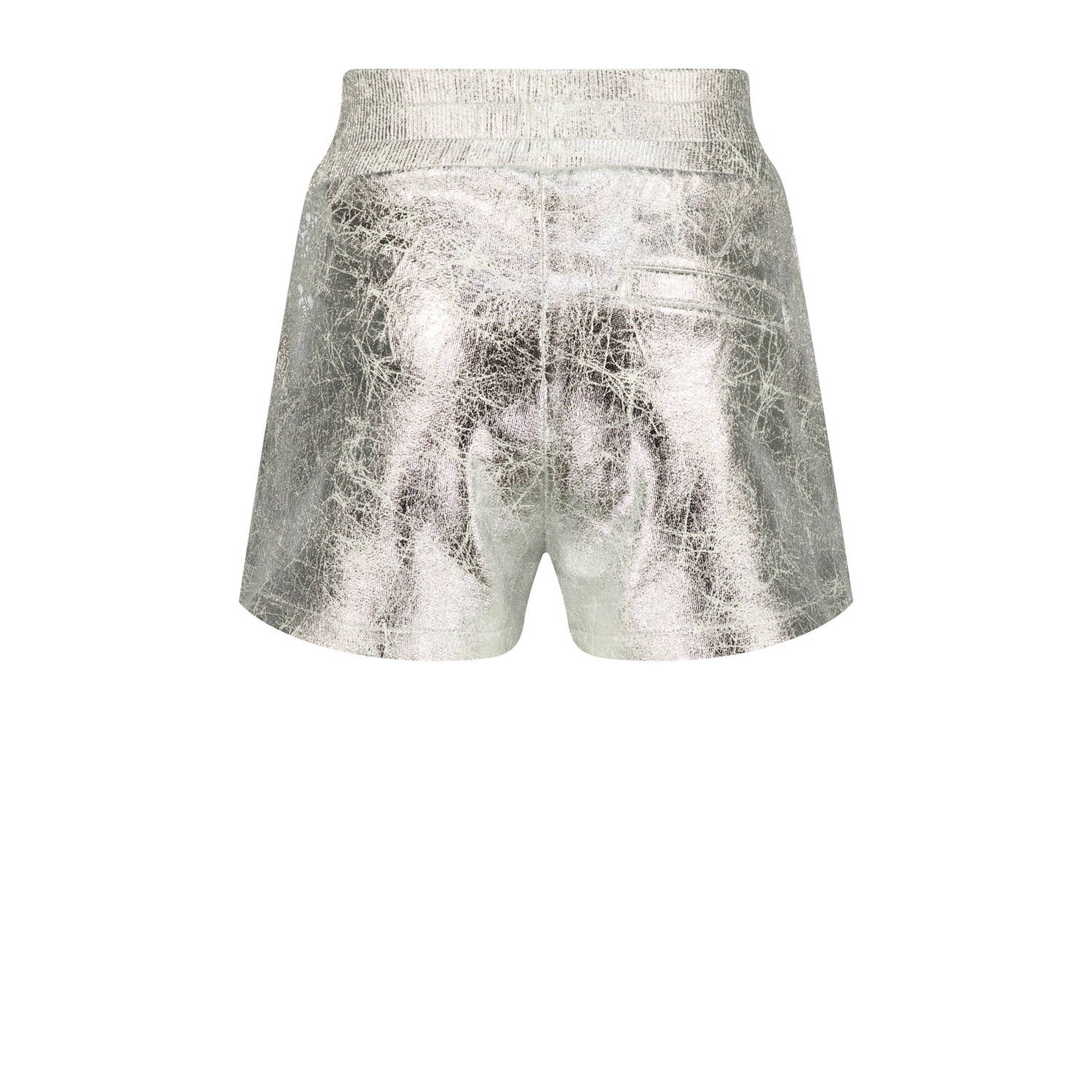 Vingino metallic casual short Rinny zilver metallic