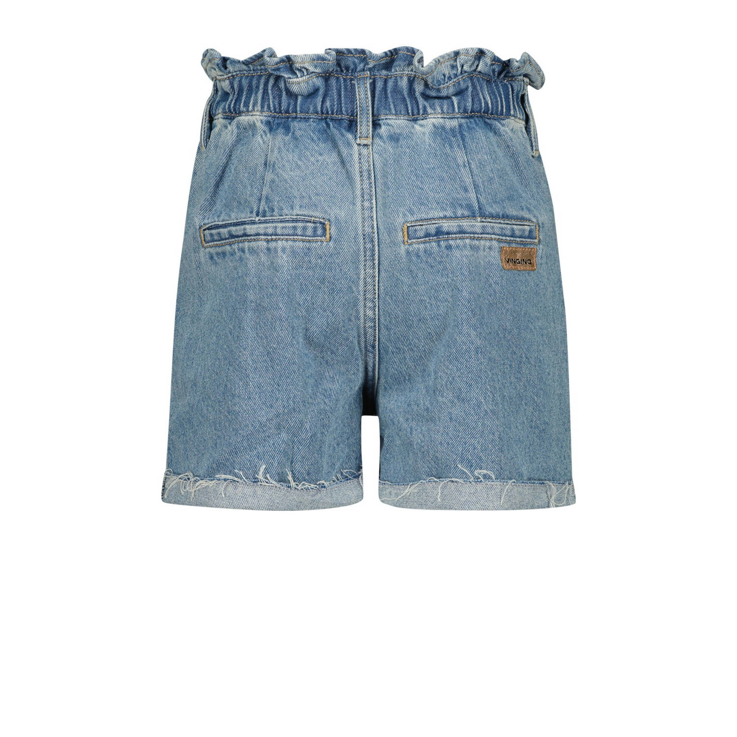 Vingino high waist denim short Demy blue vintage