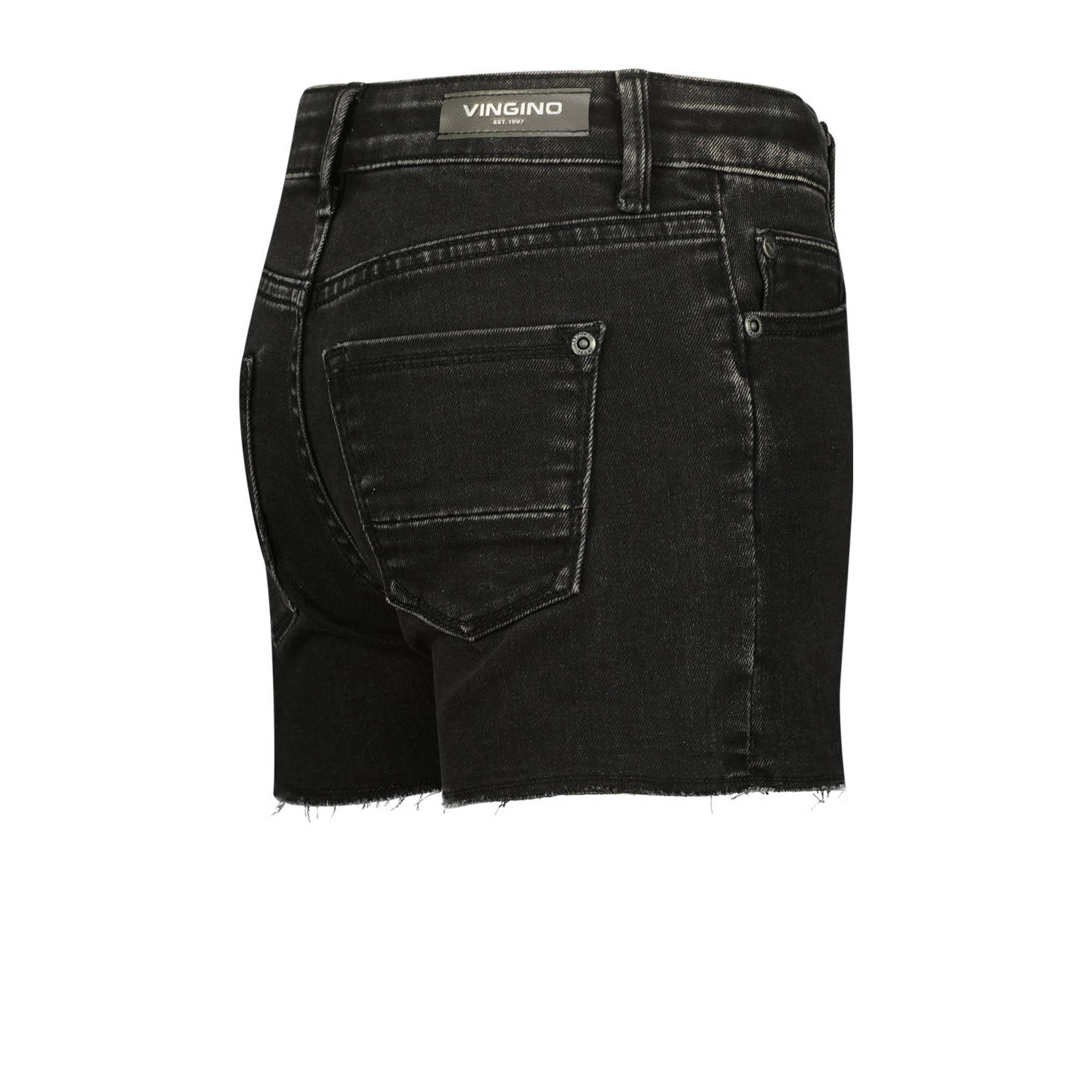 Vingino denim short Daizy black denim