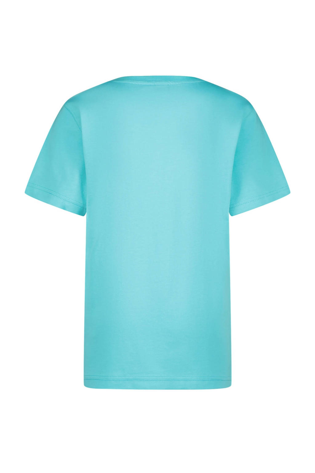 T-Shirt Basic Vingino Per Ragazzi - Lake Blue, Cotone Comodo, Taglia 14