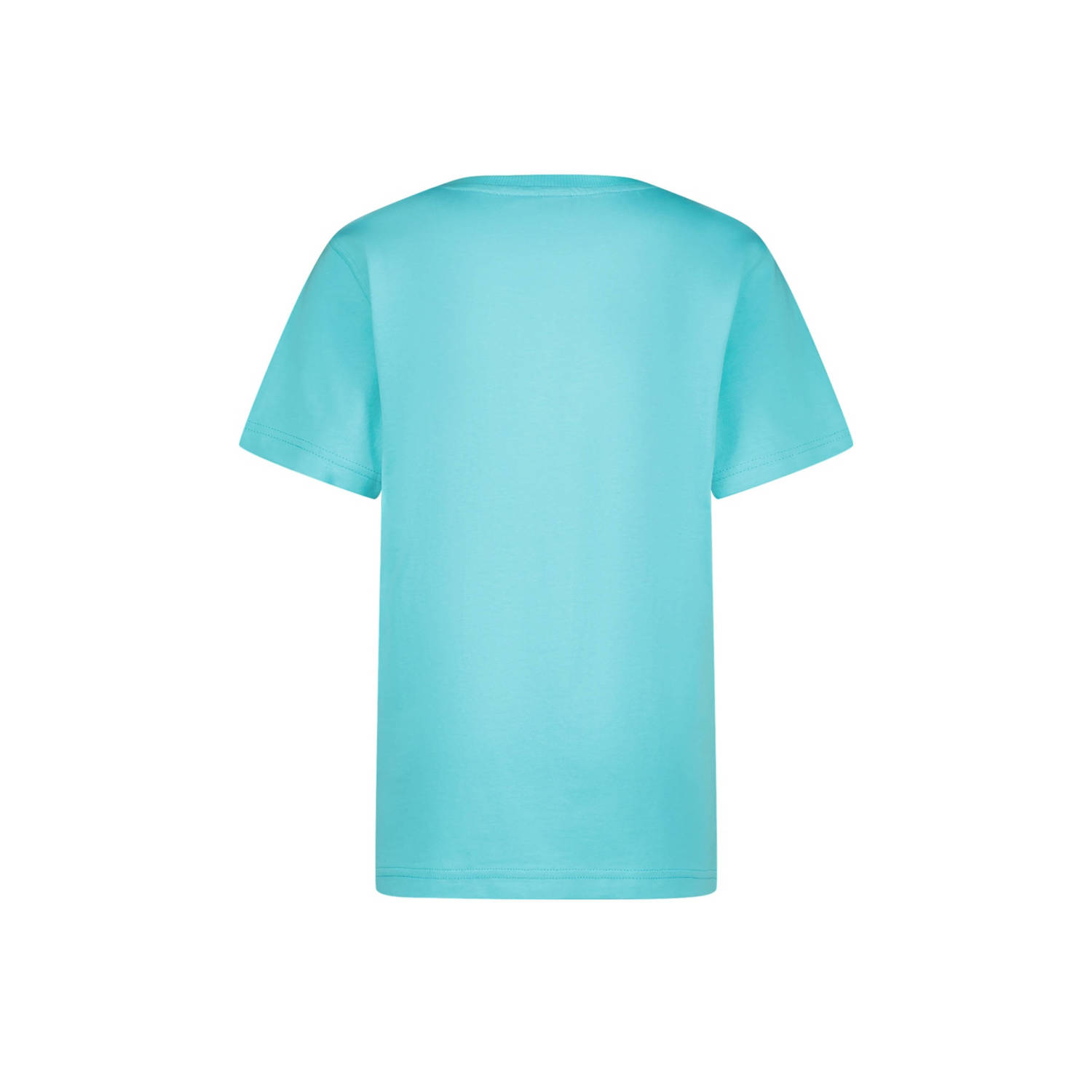 Vingino T-shirt Hebor met logo aquablauw