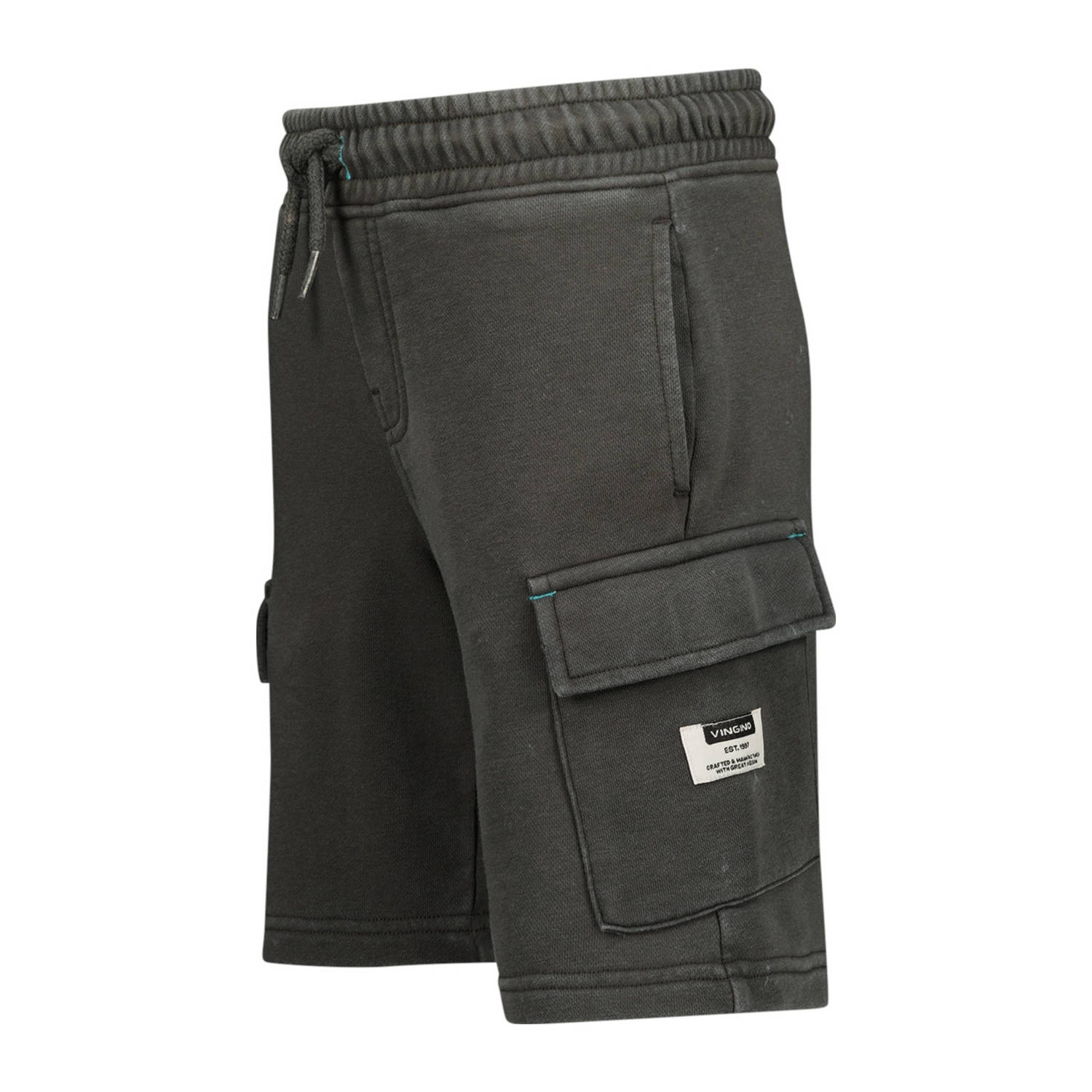 Vingino cargo short Rolfi donkergrijs