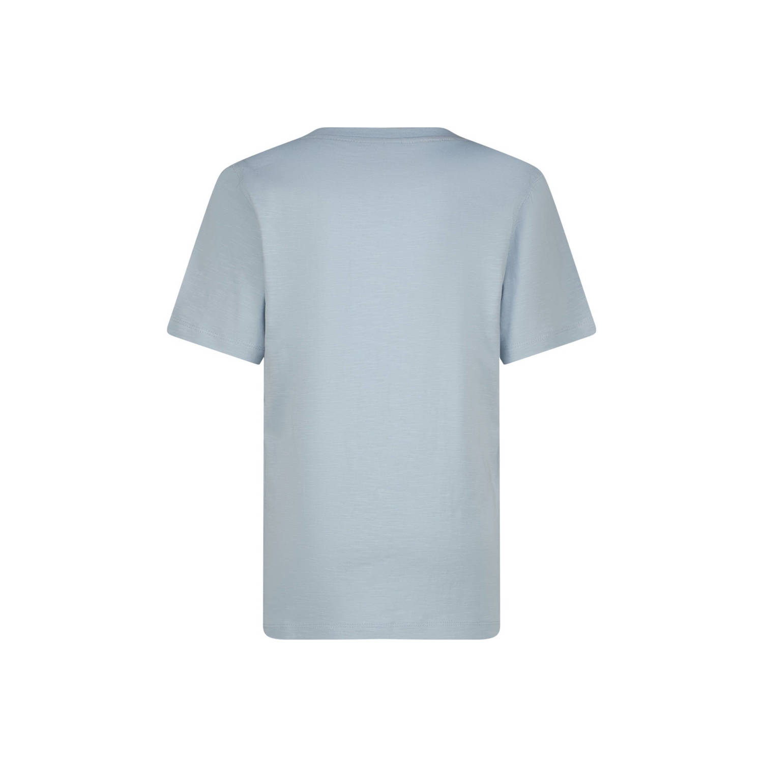 Vingino T-shirt Hefor met logo lichtblauw