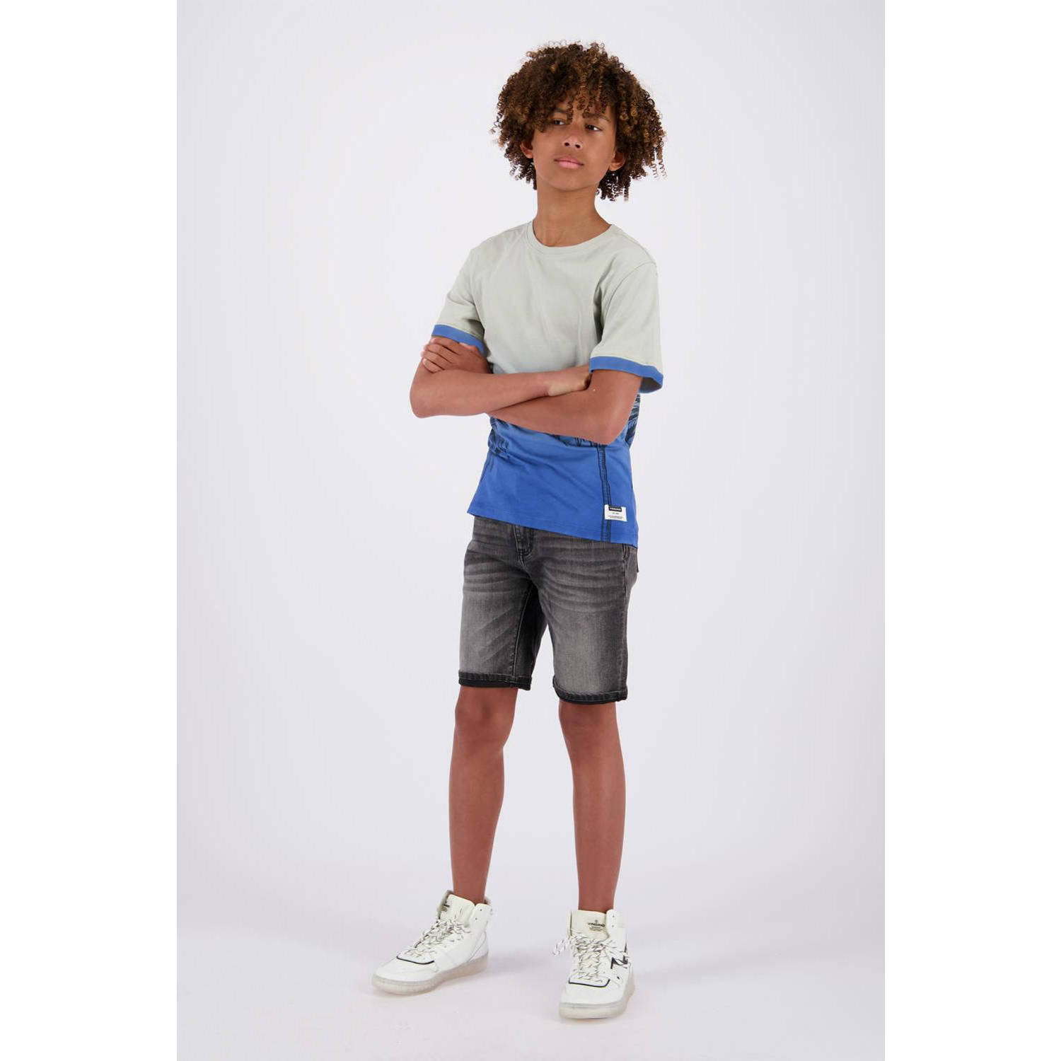 Vingino denim short Charlie dark grey vintage