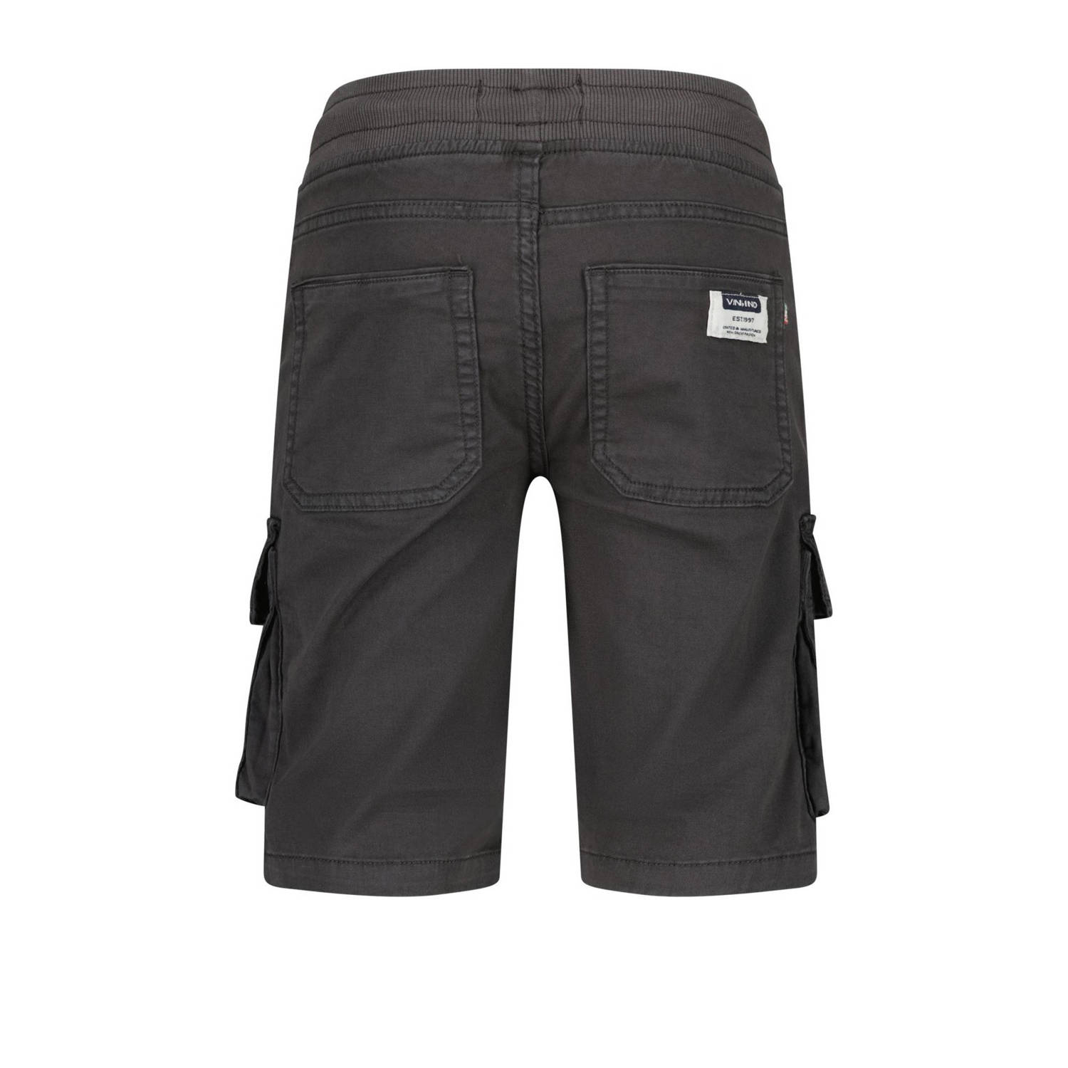 Vingino cargo short Cliff donkergrijs
