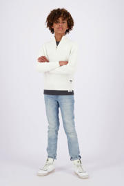 thumbnail: Medium blue denim jongens Vingino slim fit jeans Diego met regular waist en effen