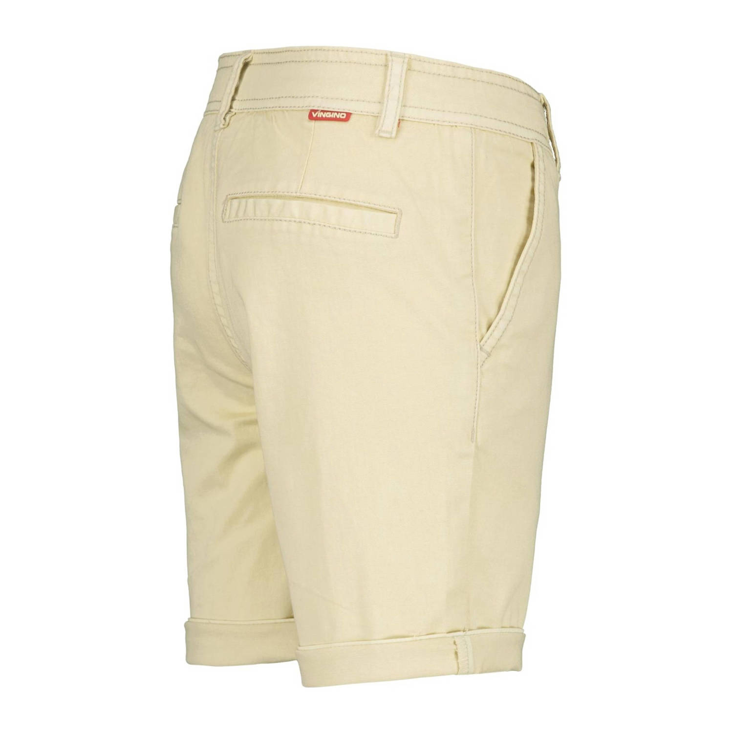 Vingino regular fit chino short Taormina ivoorwit