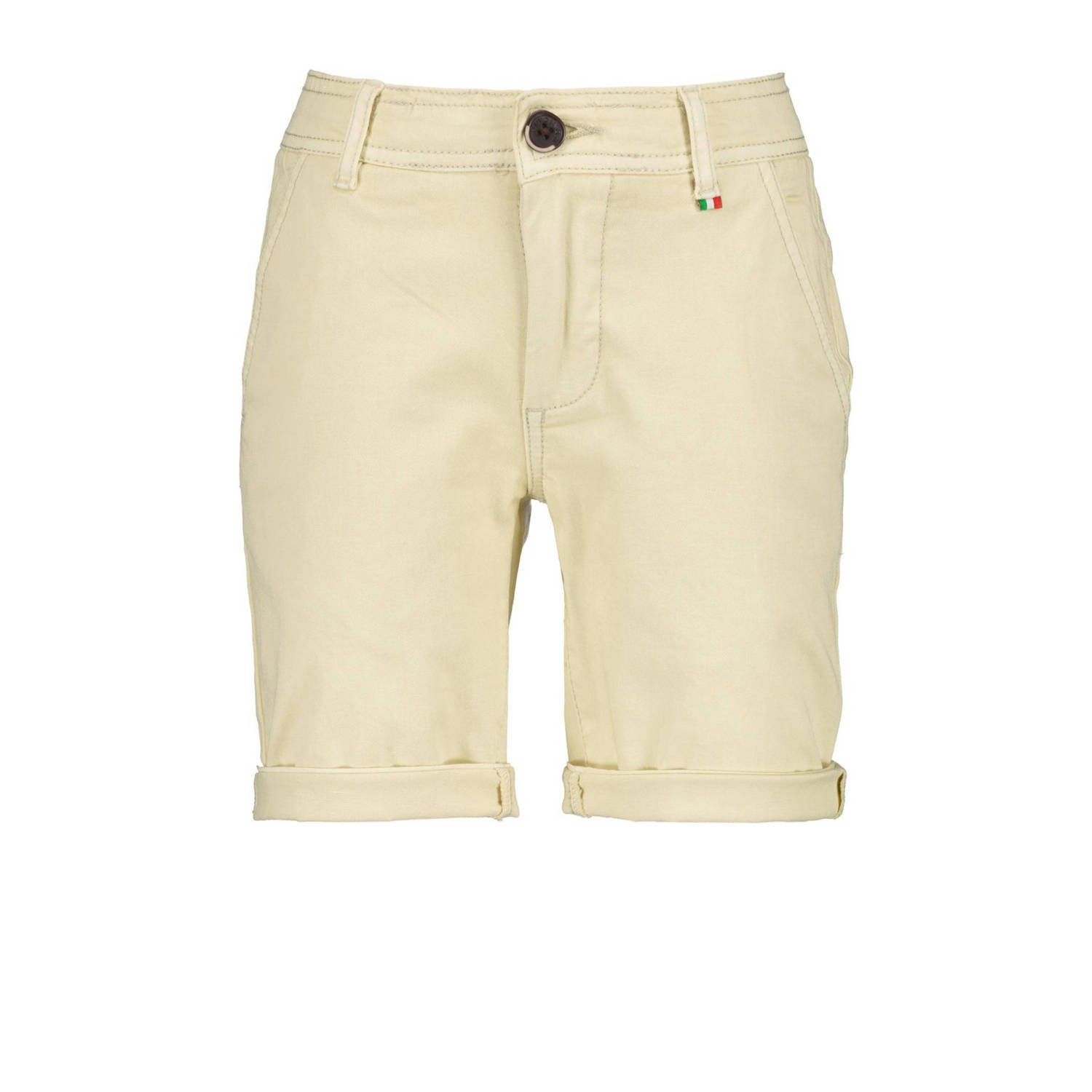 VINGINO regular fit chino short Taormina ivoorwit Korte broek Jongens Stretchkatoen 104