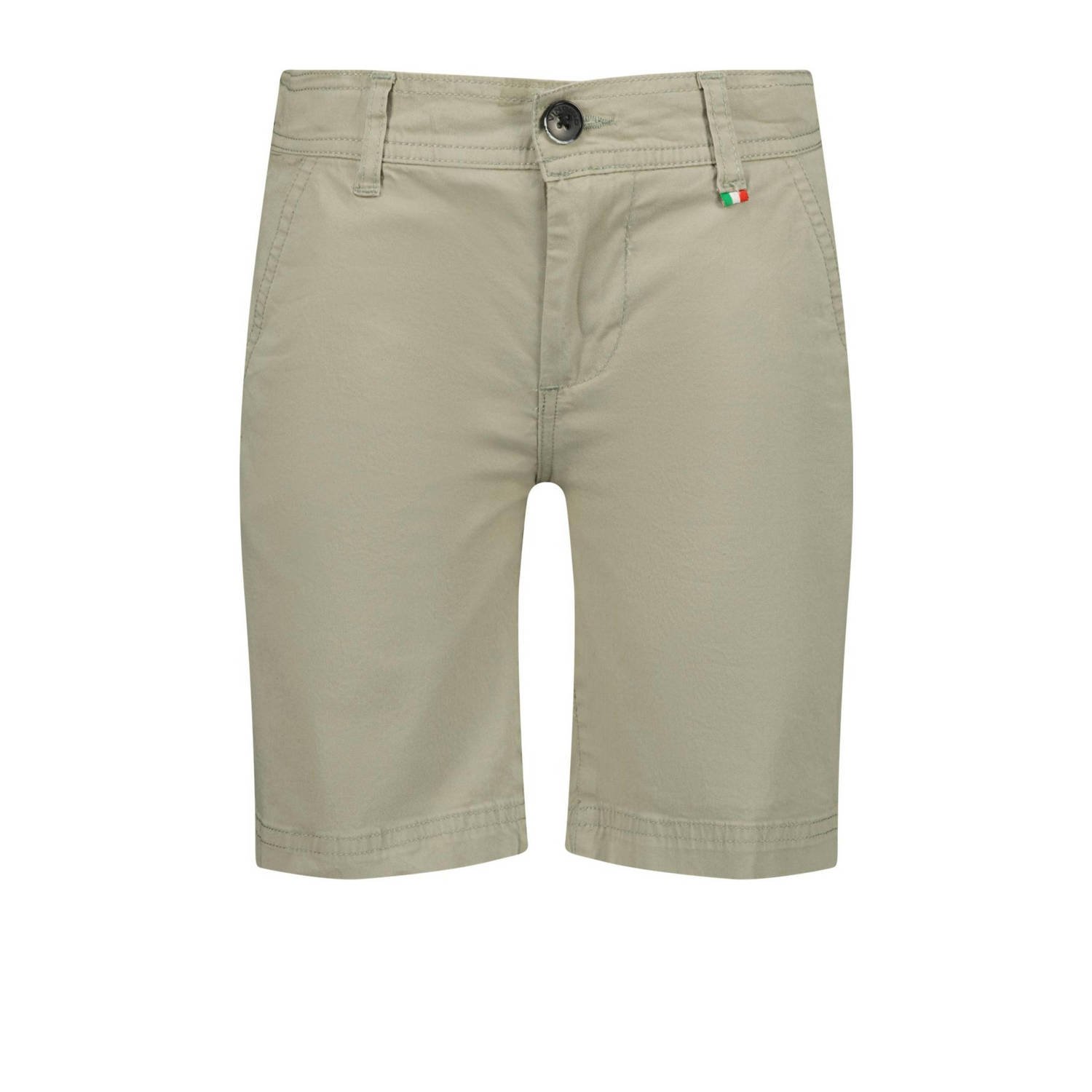 VINGINO regular fit chino short Bermuda Taormina groen Korte broek Jongens Stretchkatoen 104