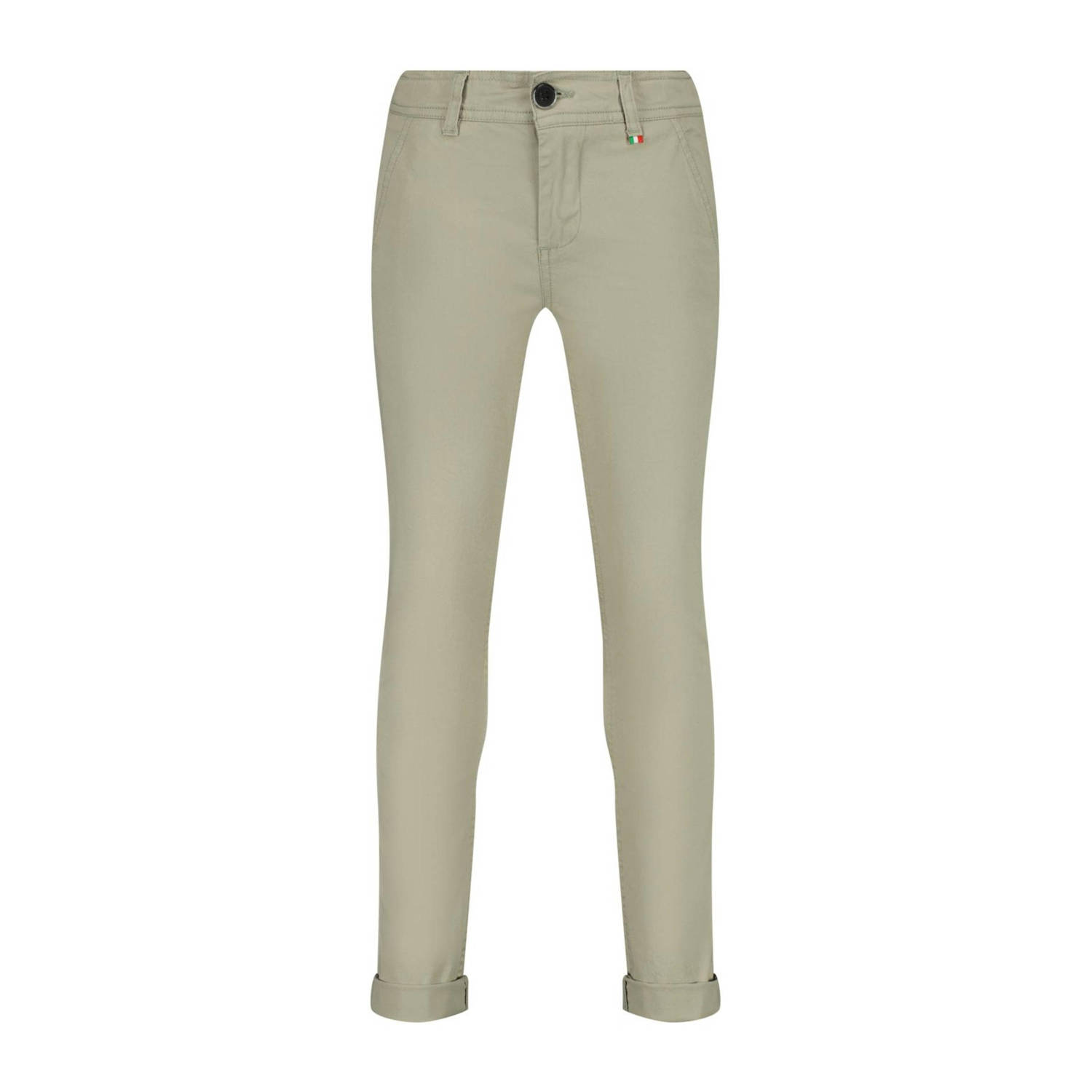 VINGINO regular fit broek Chino Torino groen Jongens Katoen Effen 128