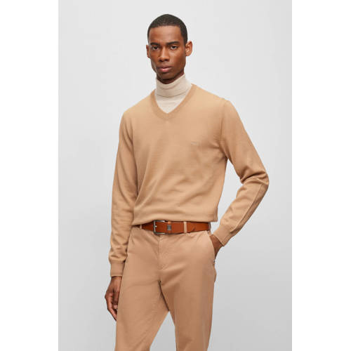 BOSS leren riem Connio cognac afbeelding