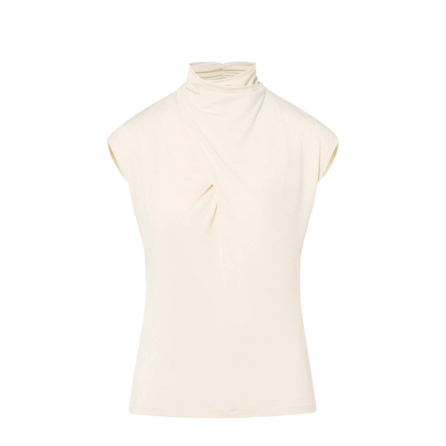 Beaumont Korte Mouw Top AMY Beige Dames