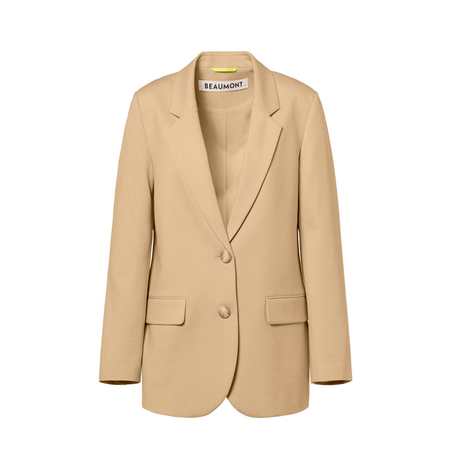 Beaumont rechtvallende blazer Ash zand