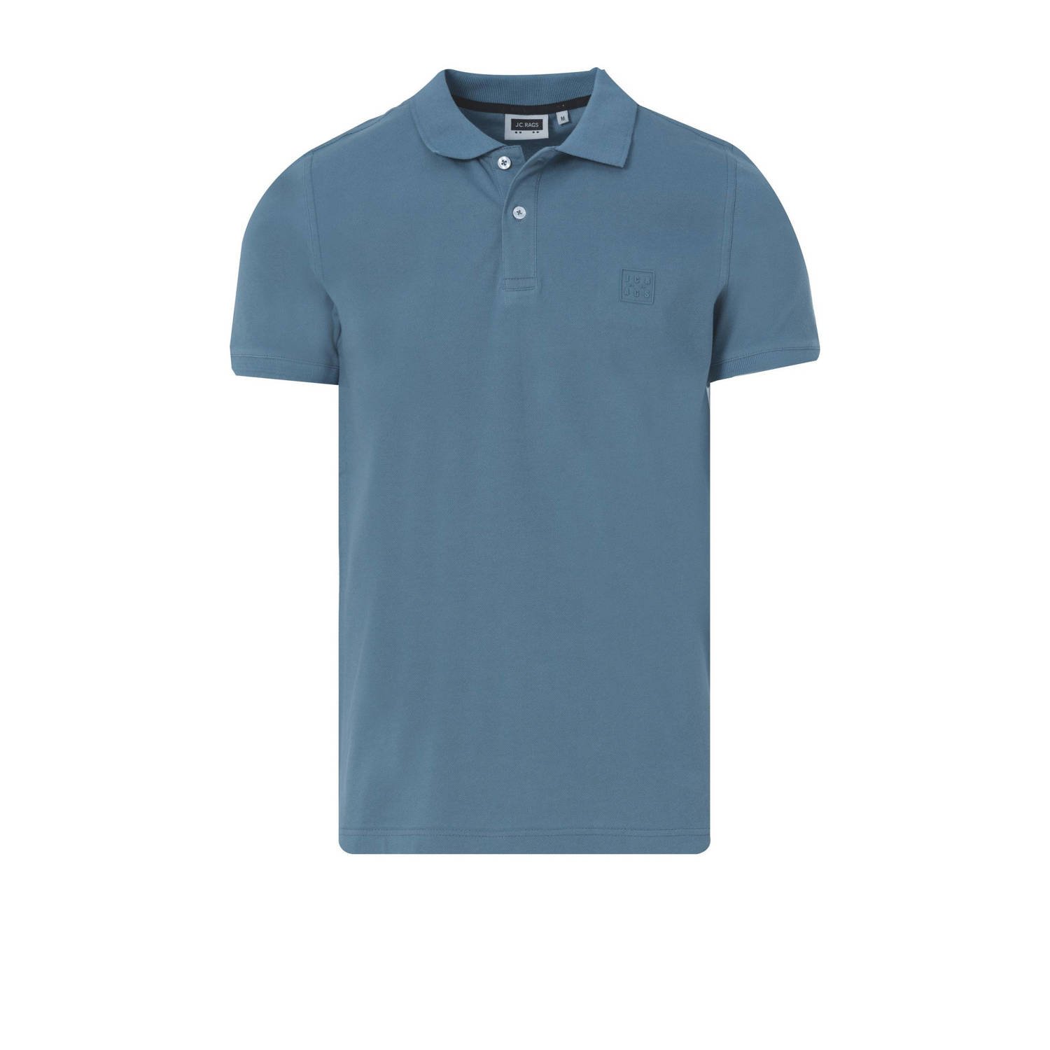 J.C. Rags polo Chase met logo bluefin