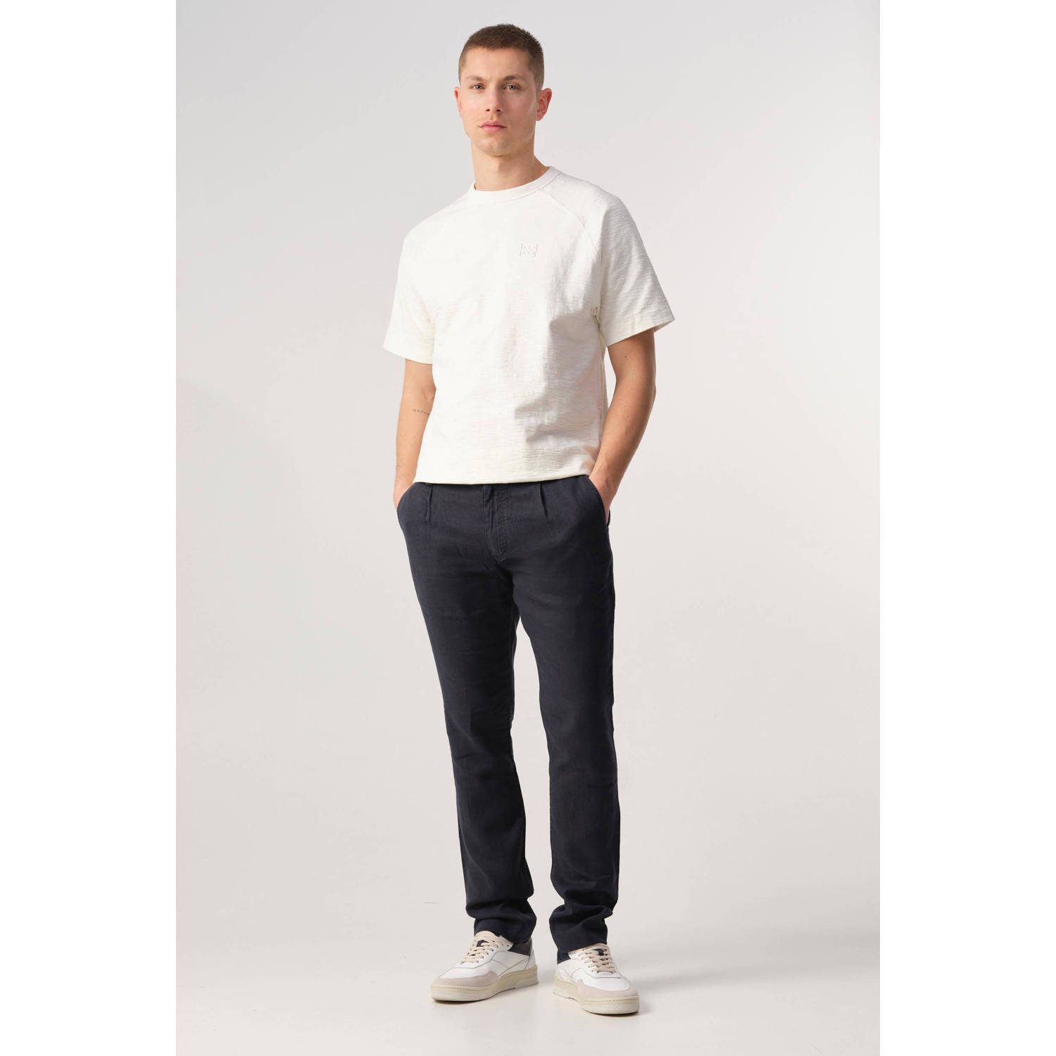 J.C. Rags regular fit chino Jaap sky captain