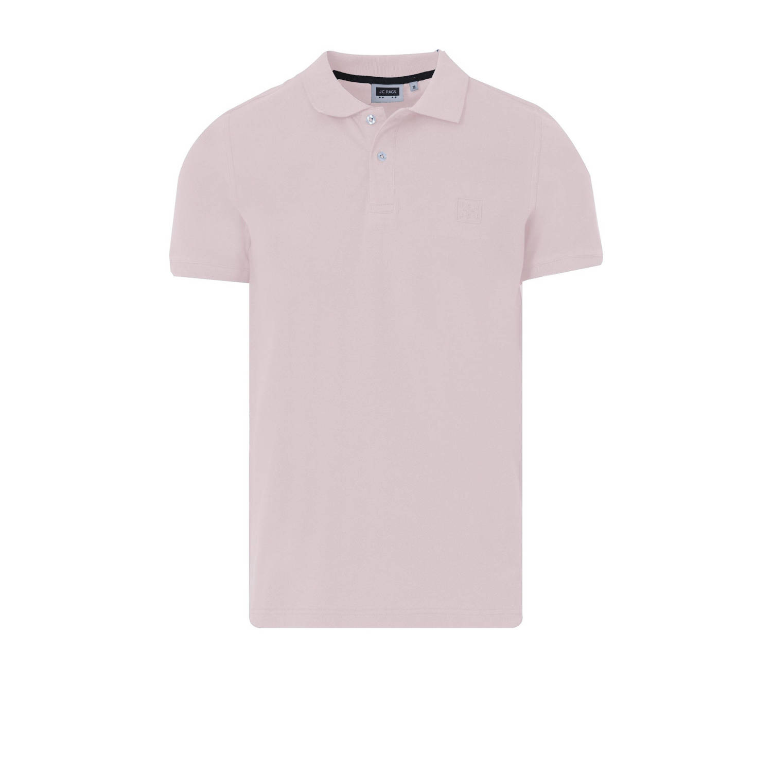 J.C. Rags polo met logo pink salt