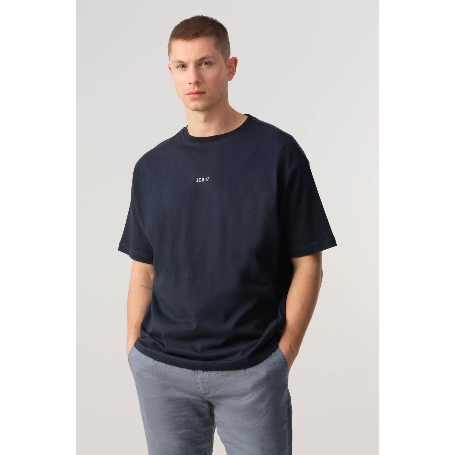 J.C. Rags T-shirt met logo sky captain