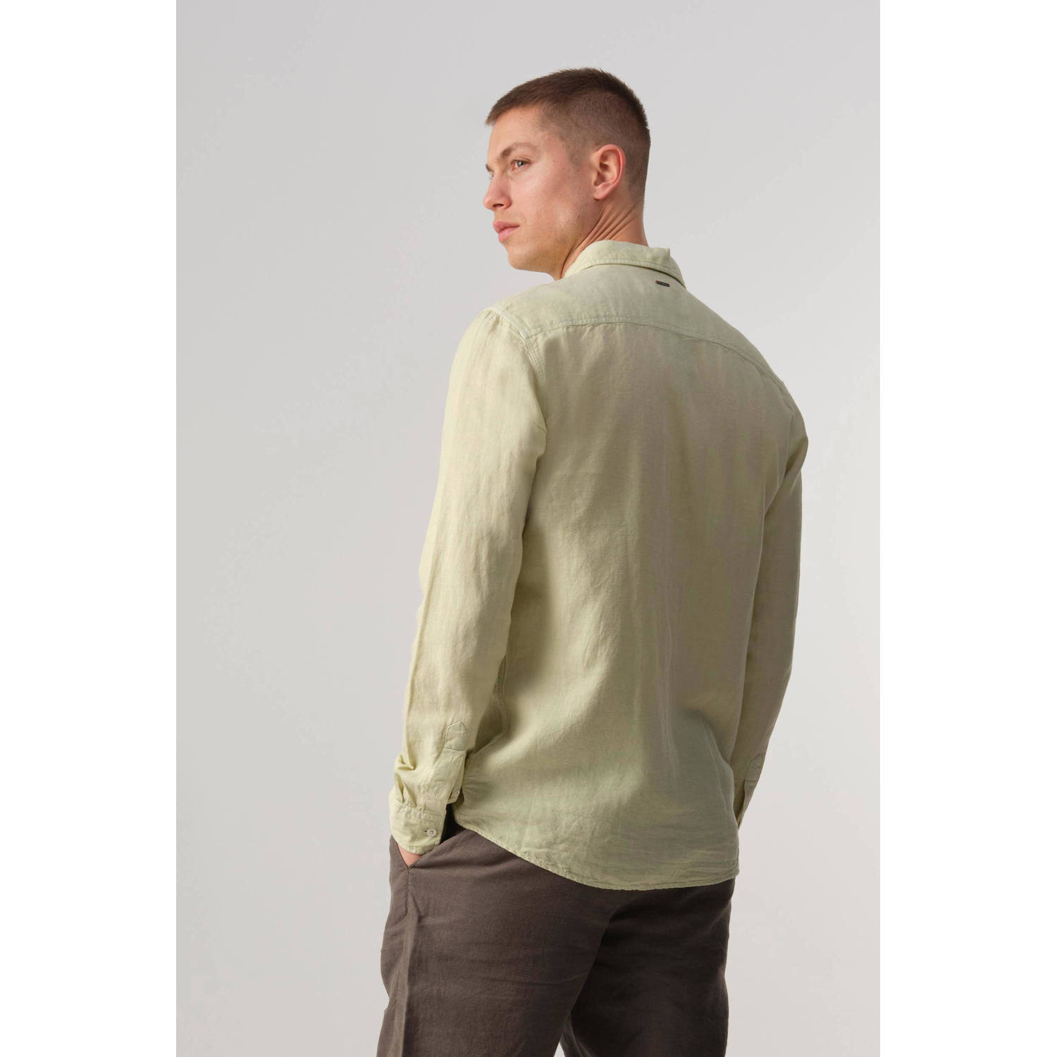 J.C. Rags regular fit overhemd Jayden Linen lint