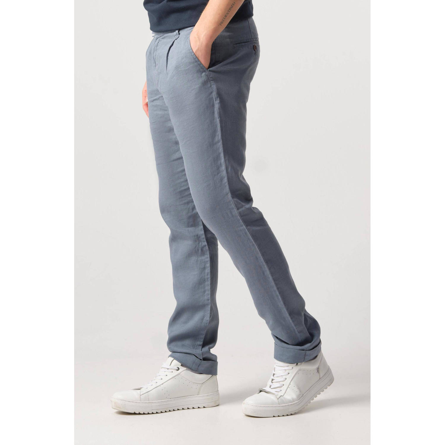 J.C. Rags regular fit chino bluefin uni