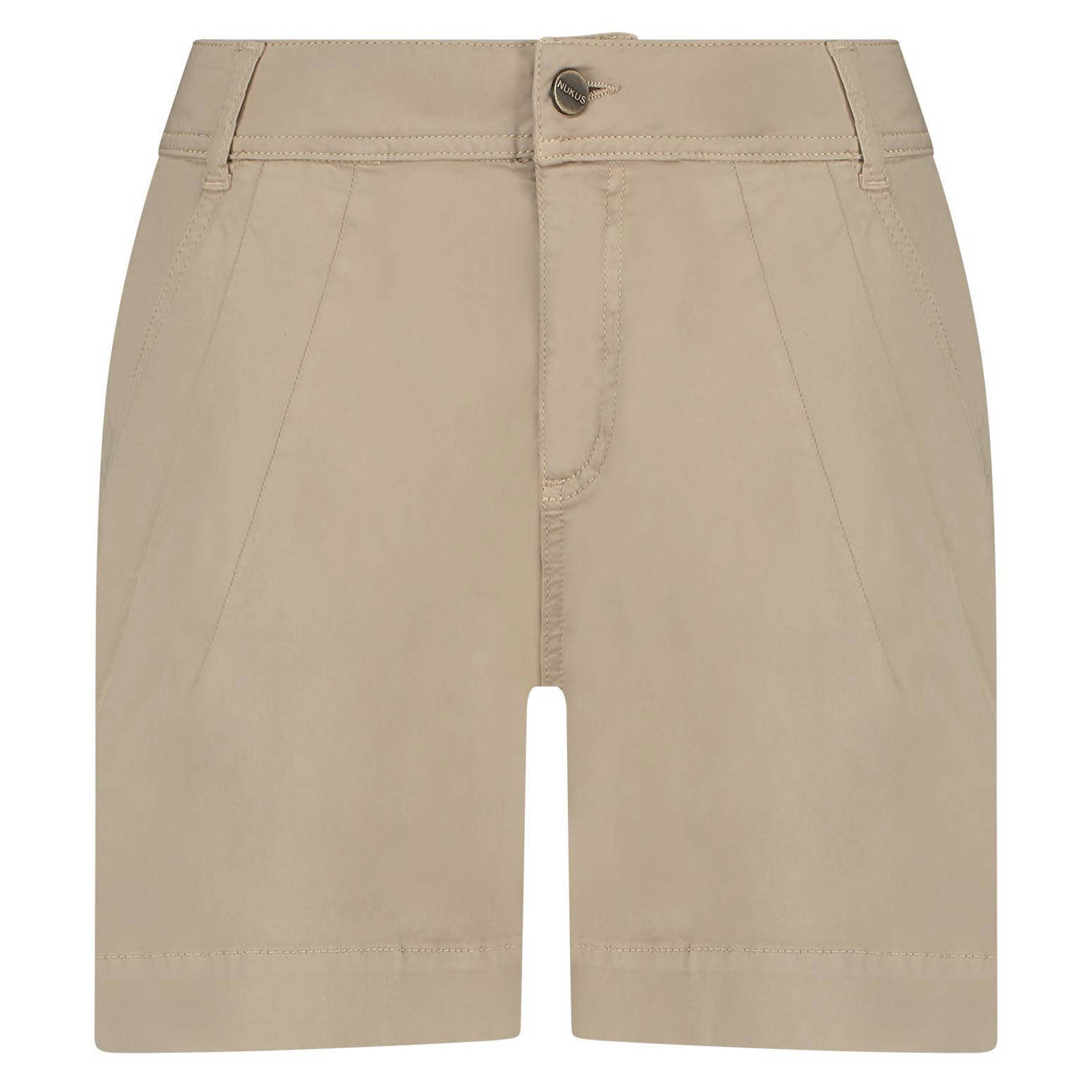 Nukus Stijlvolle Zomer Shorts Beige Dames