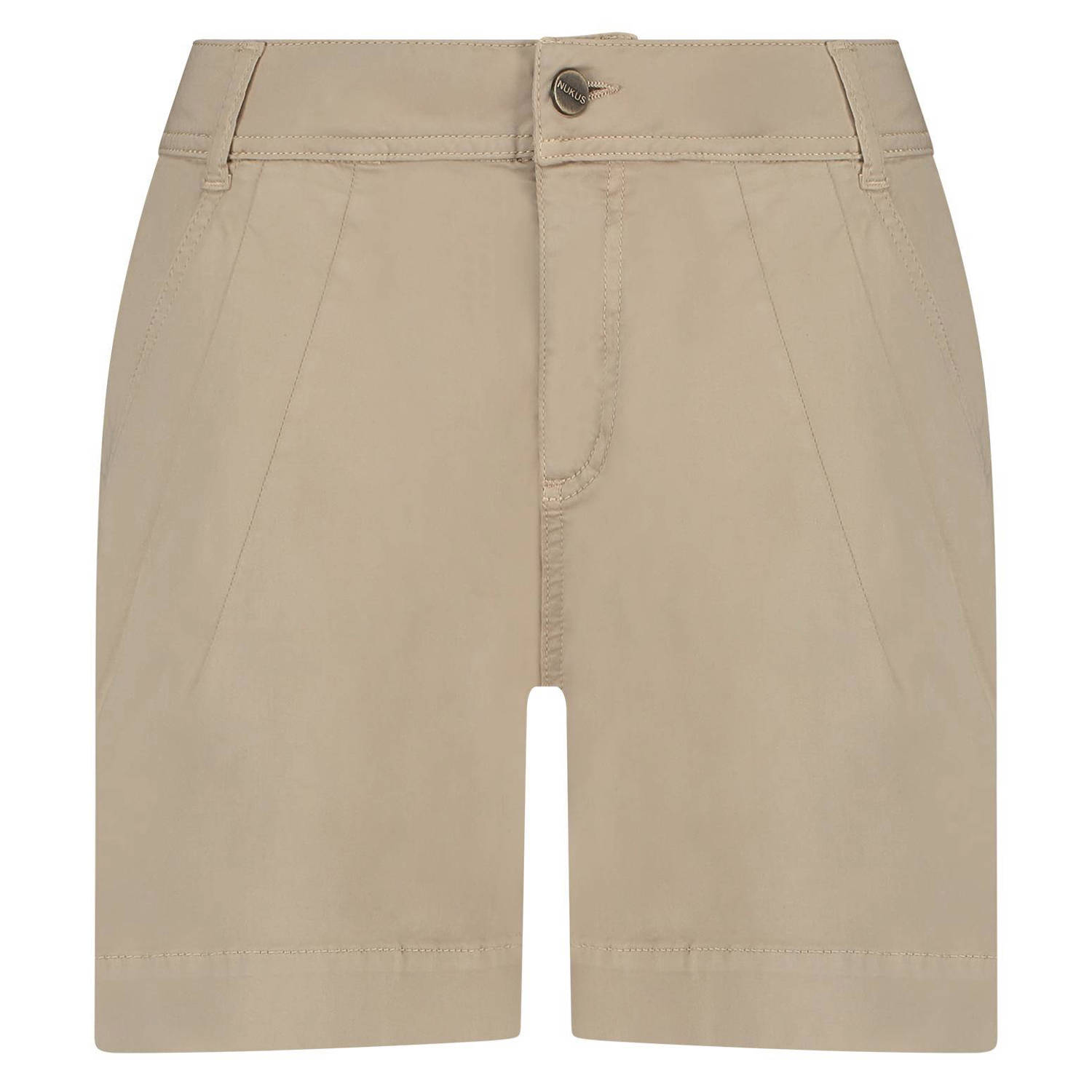 Nukus Stijlvolle Zomer Shorts Beige Dames