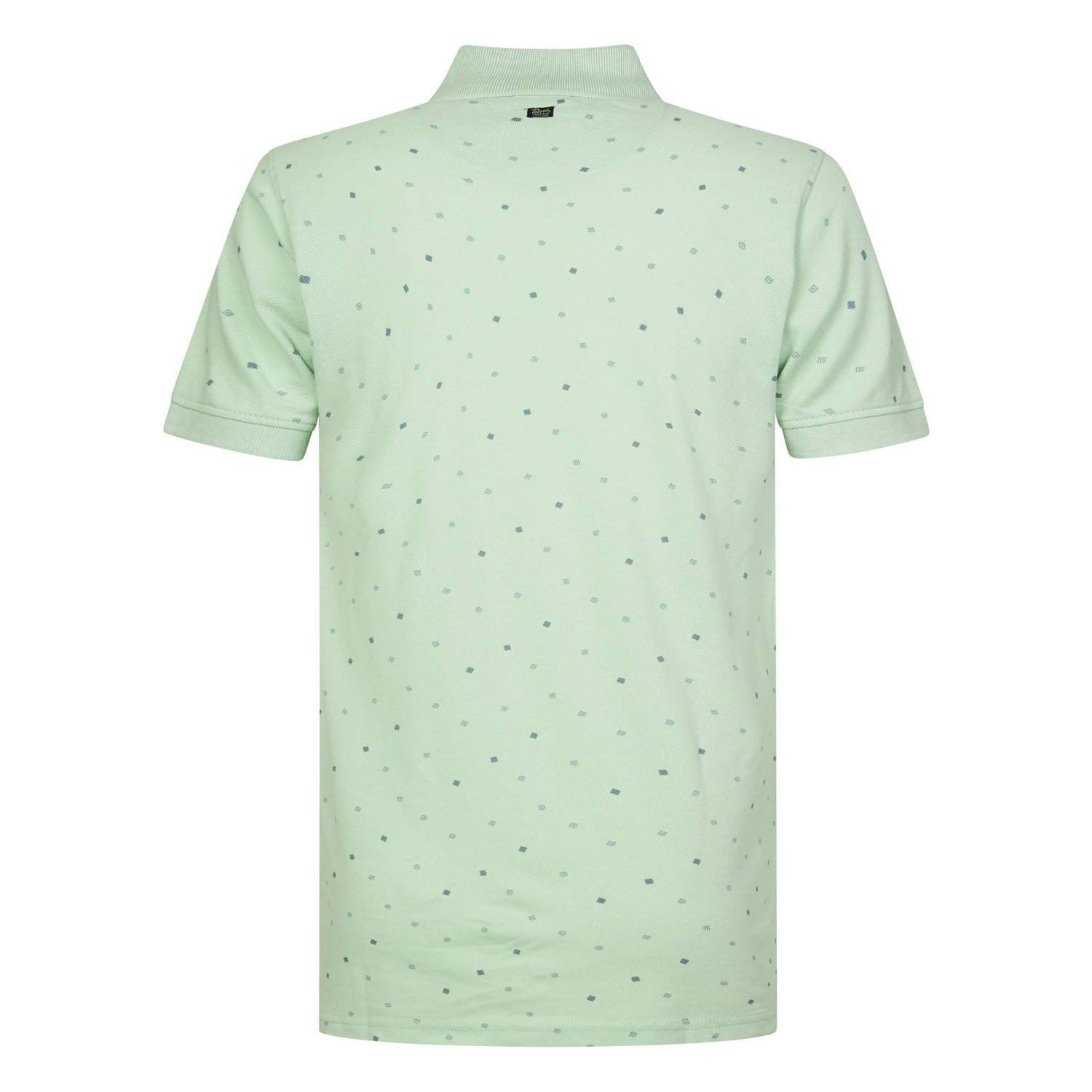 Petrol Industries polo met all over print pistache