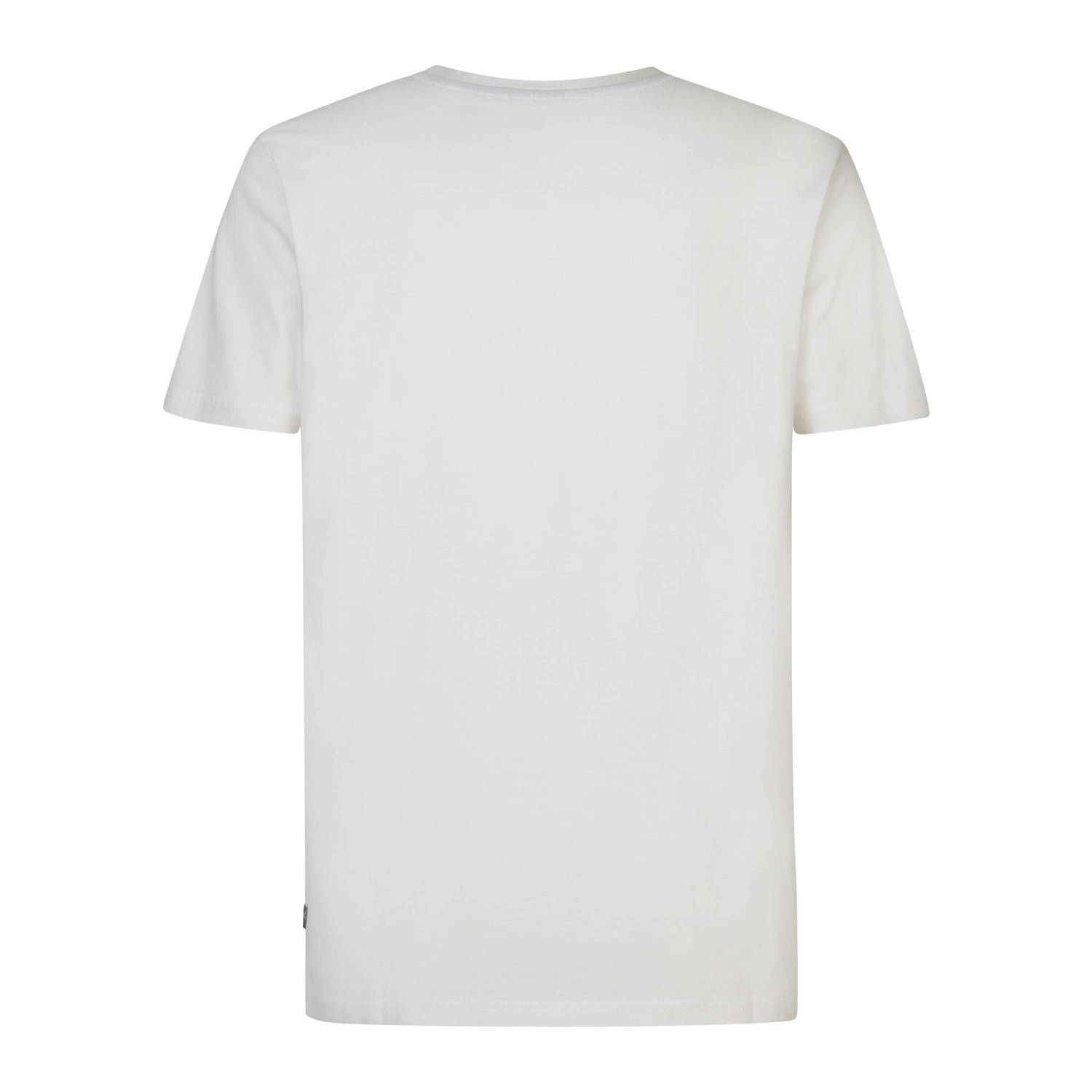 Petrol Industries T-shirt met printopdruk bright white