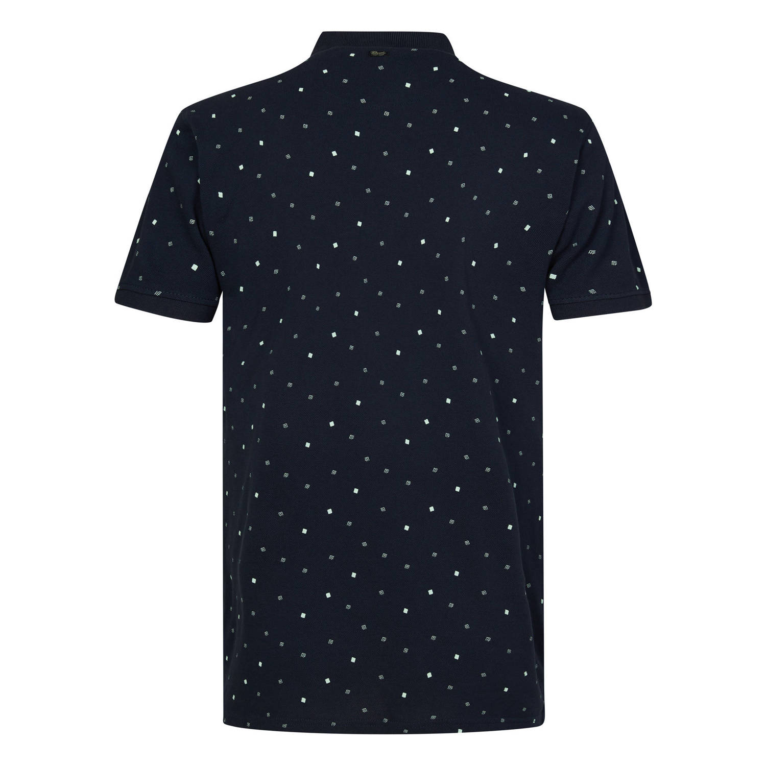 Petrol Industries polo met all over print navy blue