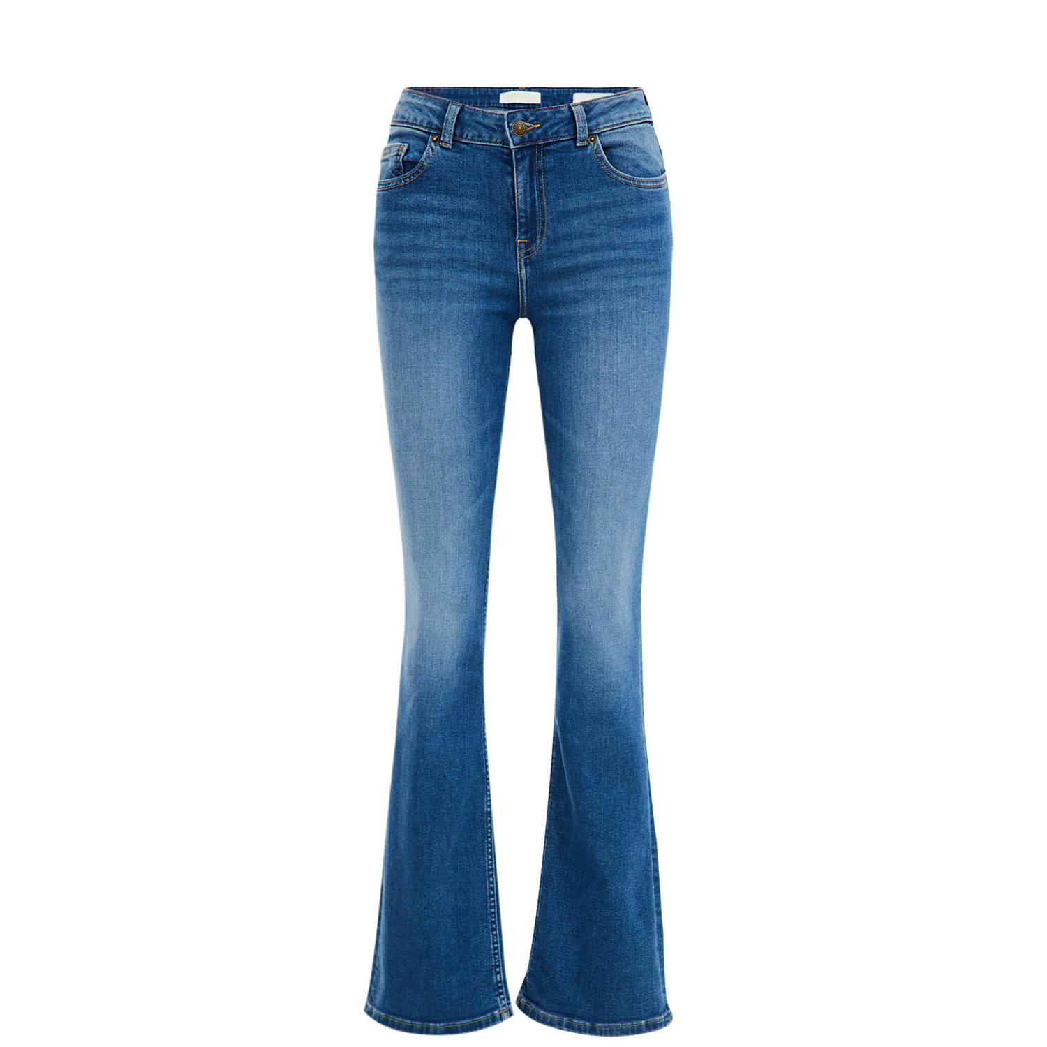 WE Fashion flared jeans medium blue denim