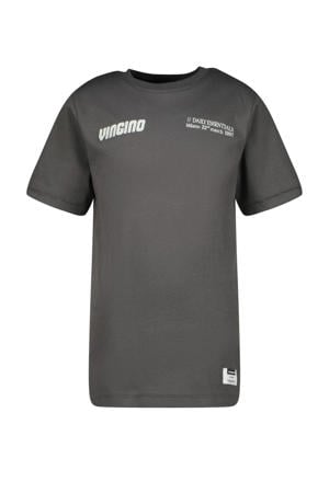 T-shirt Hezor met printopdruk grijs