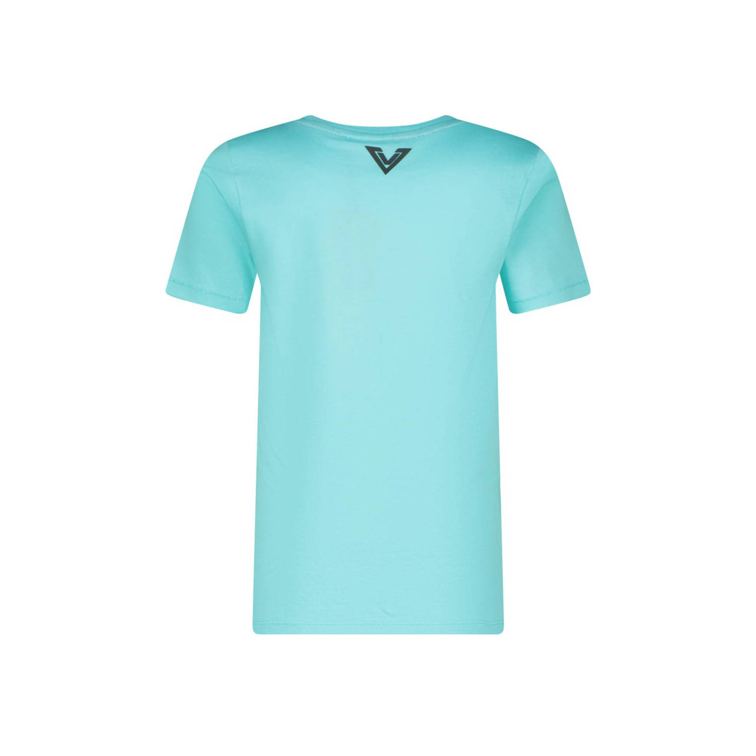 Vingino T-shirt Hifot met printopdruk aquablauw