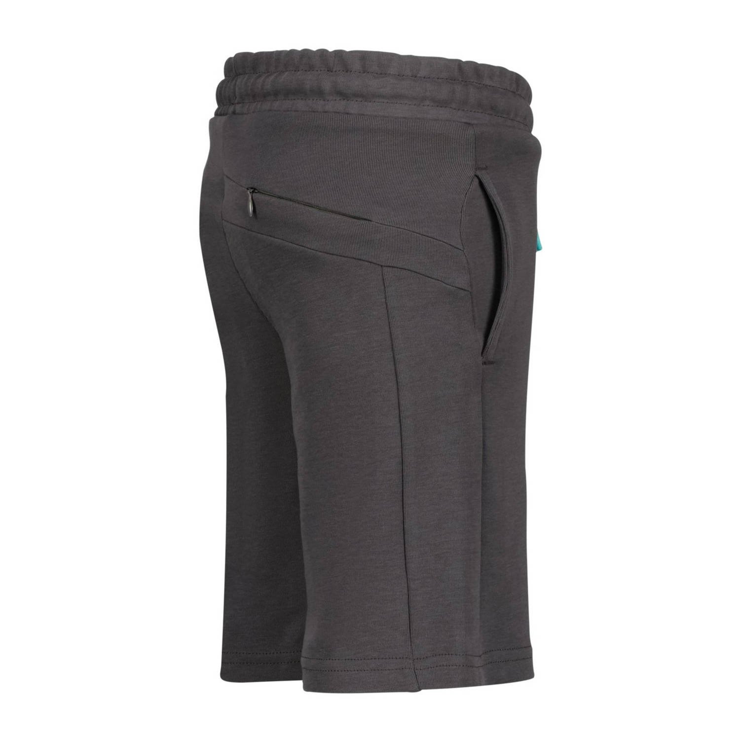 Vingino sweatshort Reos met logo donkergrijs