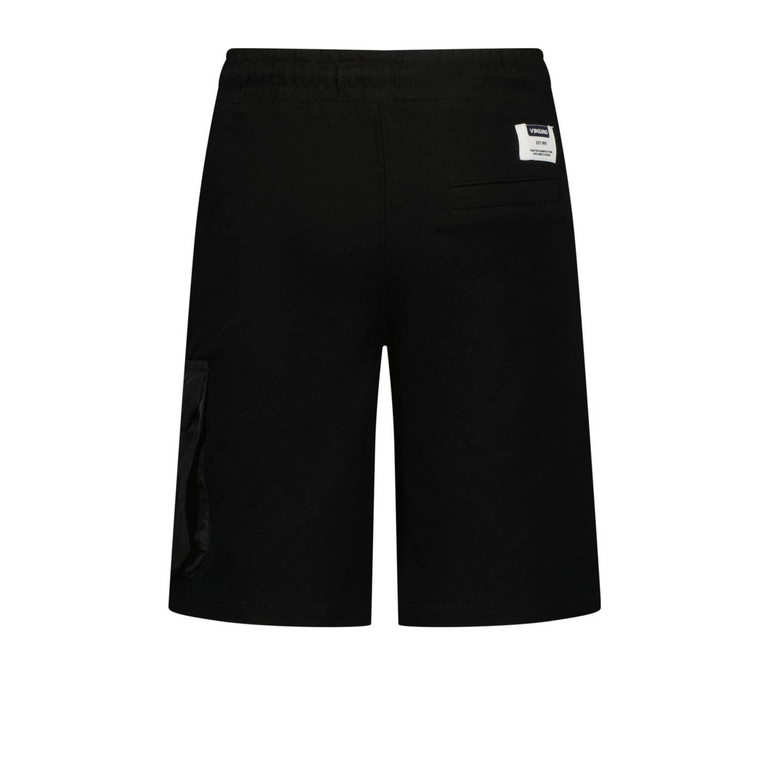 Vingino sweatshort Resi met printopdruk zwart