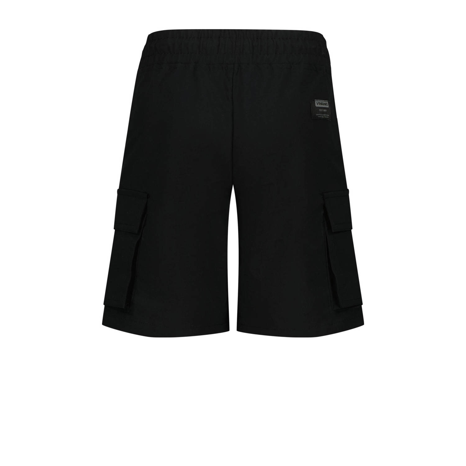 Vingino cargo short Resog met printopdruk zwart