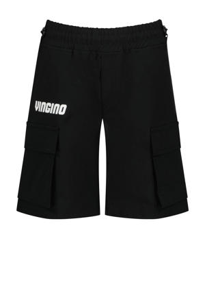 cargo short Resog met printopdruk zwart
