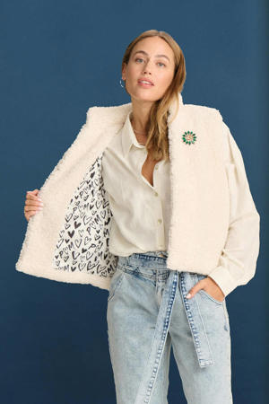 gilet ecru