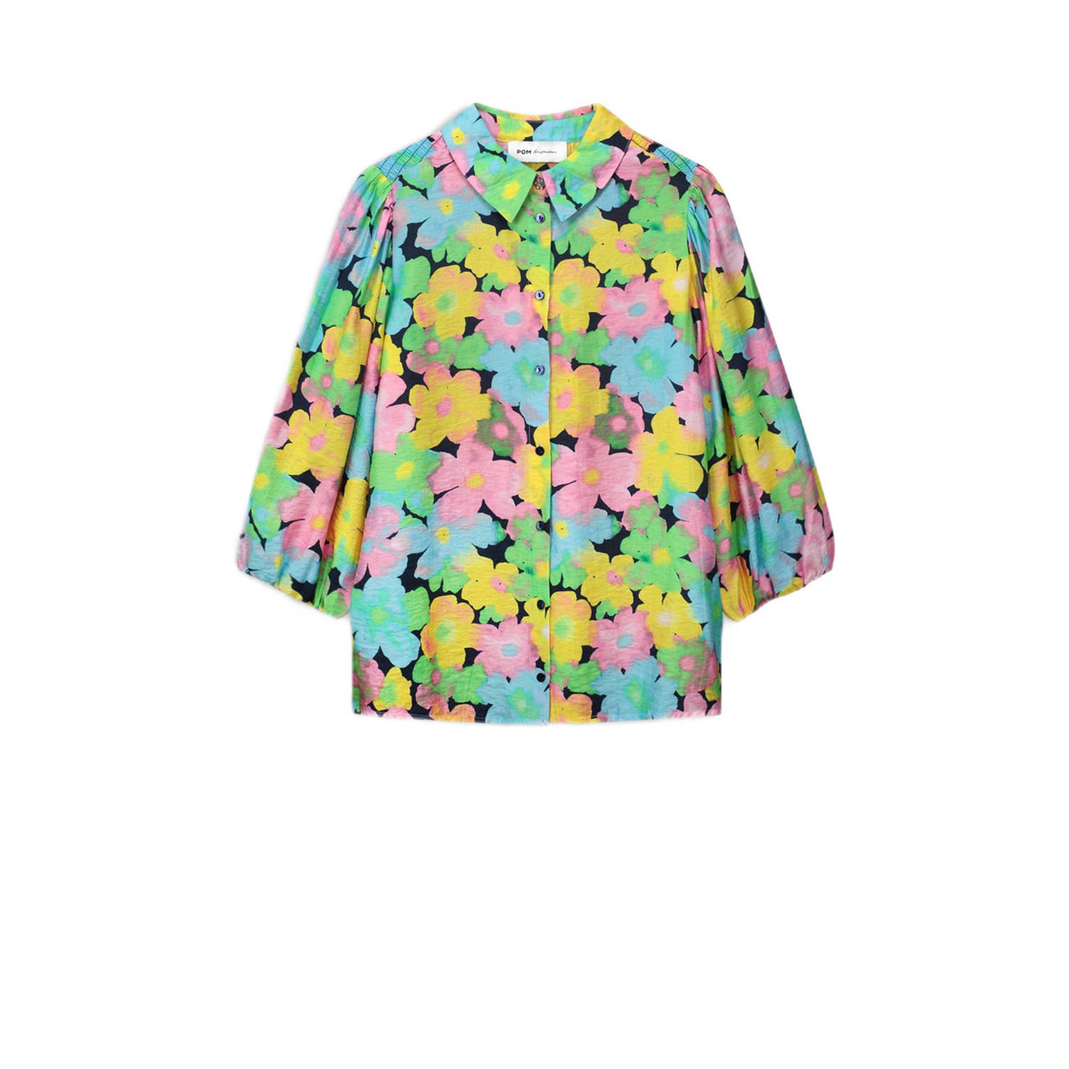 Pom Amsterdam Cherry Blossom Blouse met Lange Mouwen Multicolor Dames