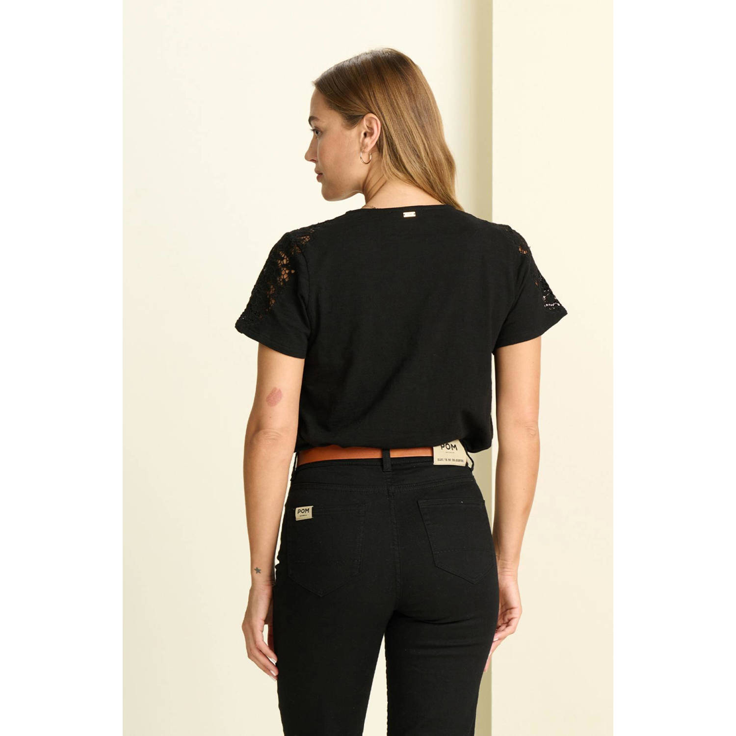 POM Amsterdam blousetop zwart