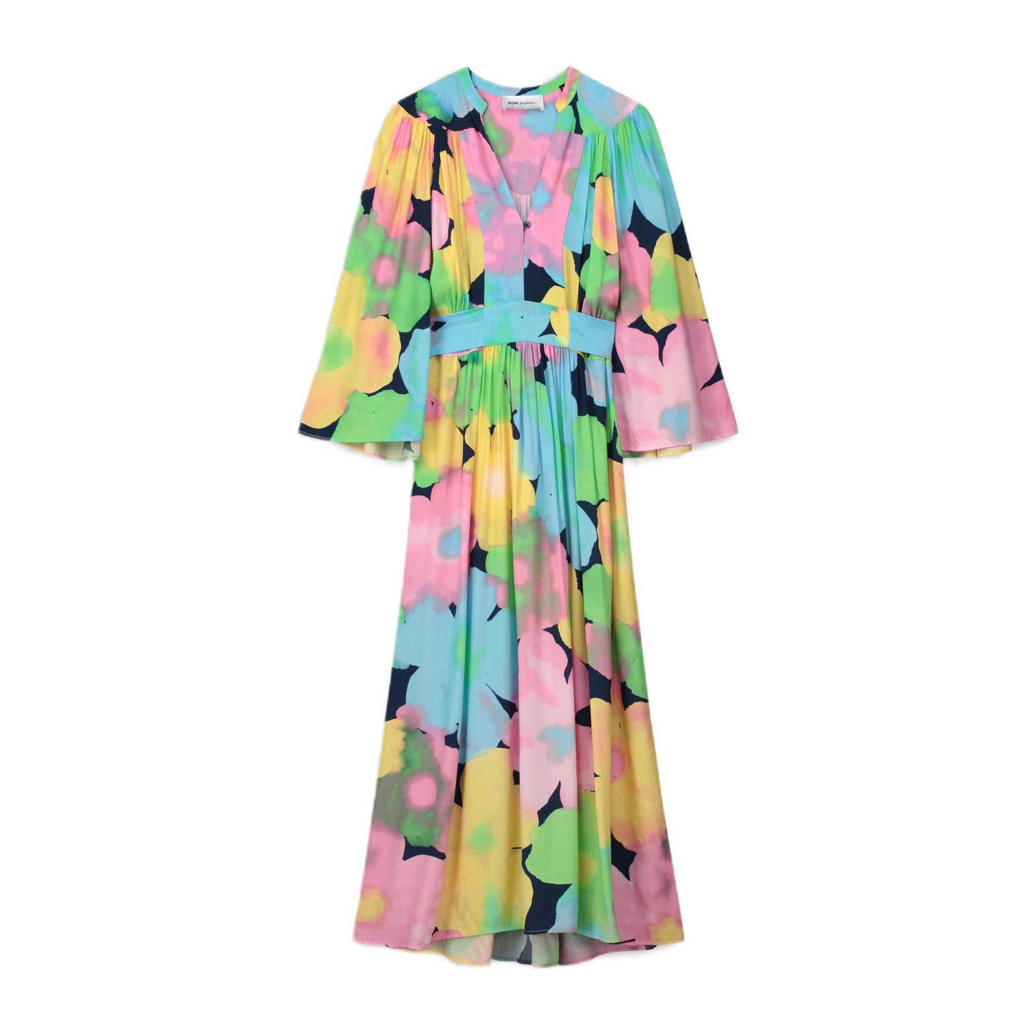 POM AMSTERDAM Dames Jurken Cherry Blossom Dress Multi