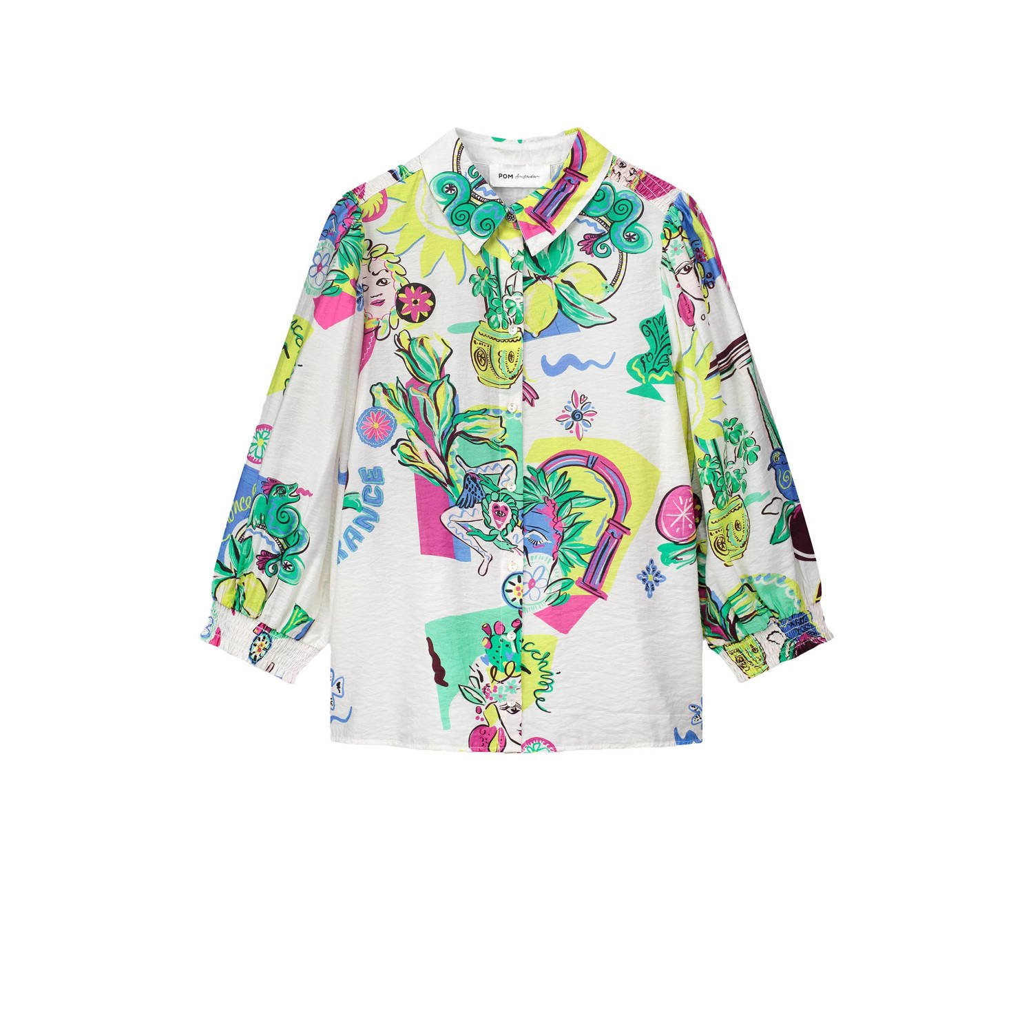 POM Amsterdam blouse met all over print multi