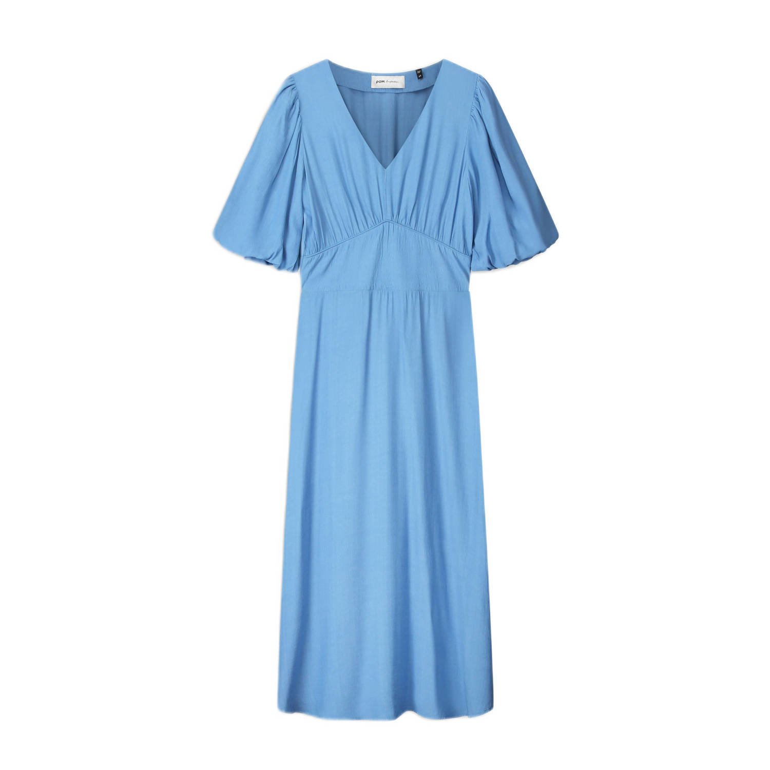 POM AMSTERDAM Dames Jurken Mediterranean Blue Dress Blauw