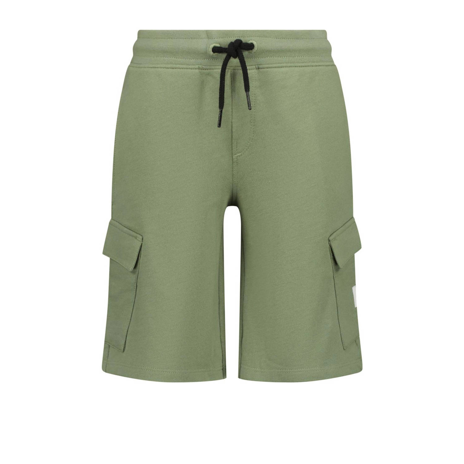 VINGINO cargo short Rido olijfgroen Korte broek Jongens Sweat Effen 140