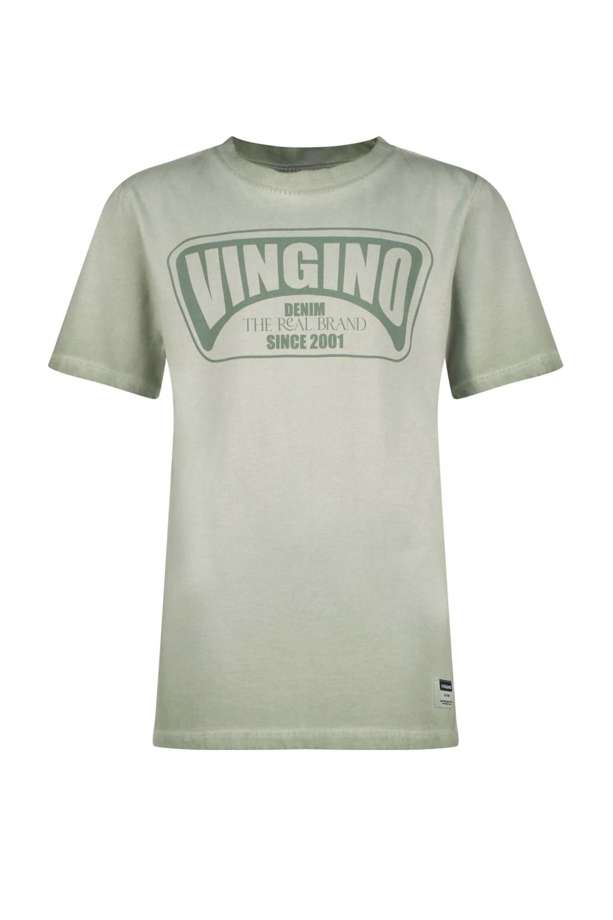 Vingino Lot De 2 T-Shirts Col V Garçon - Noir Profond - Confort Et Style
