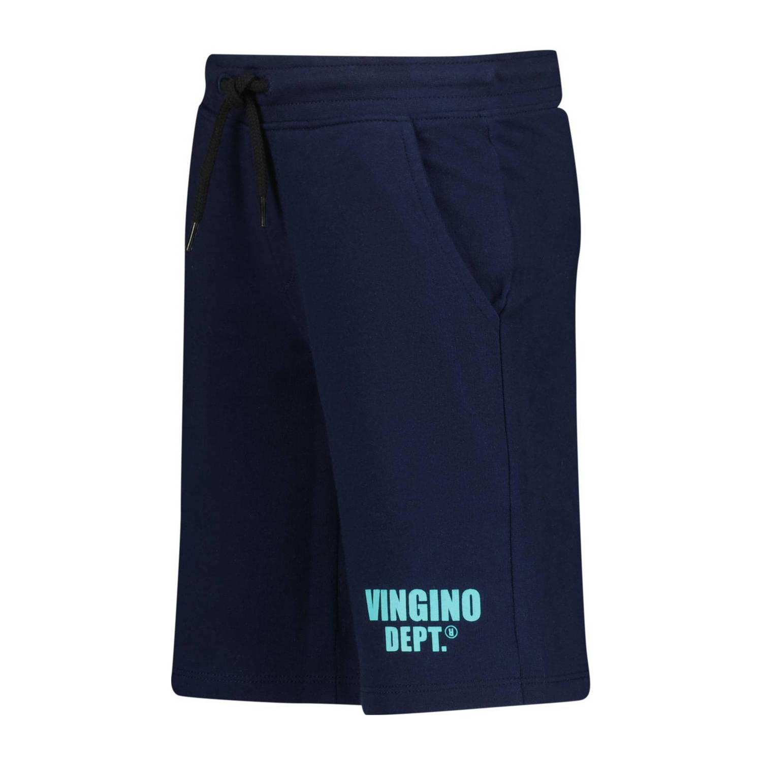 Vingino sweatshort Ramto met logo donkerblauw