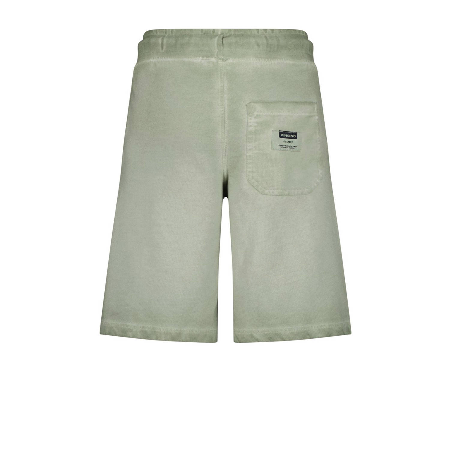 Vingino sweatshort Rames met logo olijfgroen