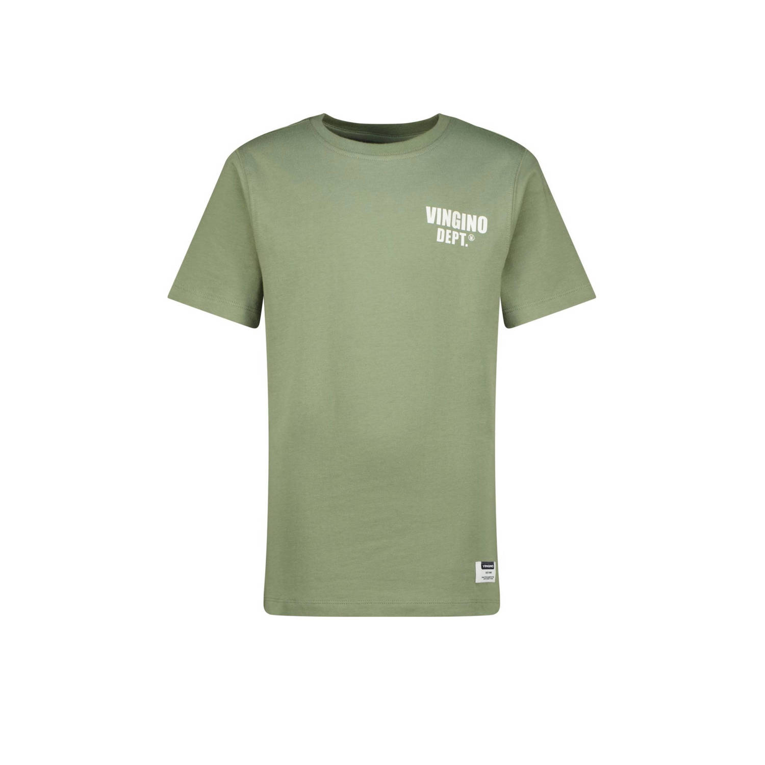 Vingino T-shirt Hasial olijfgroen