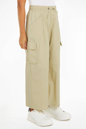 loose fit cargobroek beige