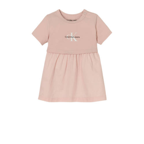 Calvin Klein baby jurk zalm roze